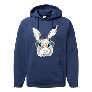 Easter Male Bunny Cute Holiday Performance Fleece Hoodie