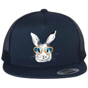 Easter Male Bunny Cute Holiday Flat Bill Trucker Hat