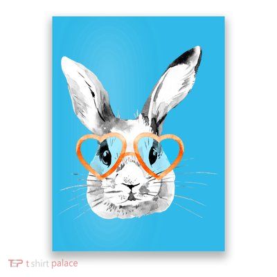 Easter Male Bunny Cute Holiday Poster