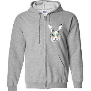 Easter Male Bunny Cute Holiday Full Zip Hoodie