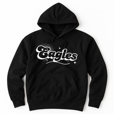 Eagles Mascot Back To School Spirit Sport Fans Game Hoodie