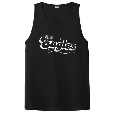 Eagles Mascot Back To School Spirit Sport Fans Game PosiCharge Competitor Tank