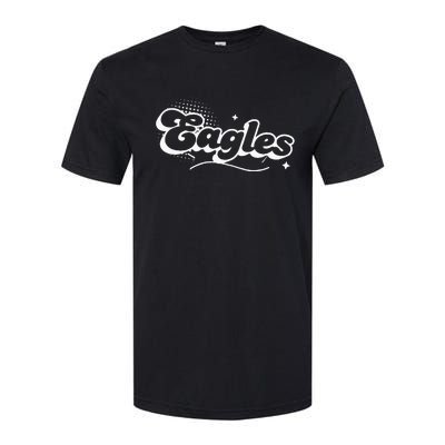 Eagles Mascot Back To School Spirit Sport Fans Game Softstyle® CVC T-Shirt