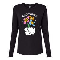 El Mariana Born Ojalá Explotes. Womens Cotton Relaxed Long Sleeve T-Shirt