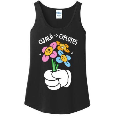 El Mariana Born Ojalá Explotes. Ladies Essential Tank