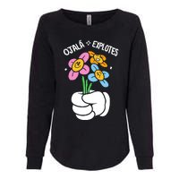 El Mariana Born Ojalá Explotes. Womens California Wash Sweatshirt