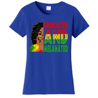 Educated Melanated Black Teacher Black History Juneteenth Gift Women's T-Shirt