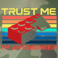 Engineer Master Builder Building Blocks Bricks Bricklayer Legacy Tie Dye Trucker Hat