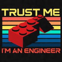 Engineer Master Builder Building Blocks Bricks Bricklayer Ladies PosiCharge Tri-Blend Wicking Tank