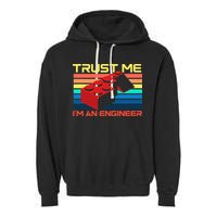 Engineer Master Builder Building Blocks Bricks Bricklayer Garment-Dyed Fleece Hoodie