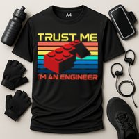 Engineer Master Builder Building Blocks Bricks Bricklayer Performance Shirt