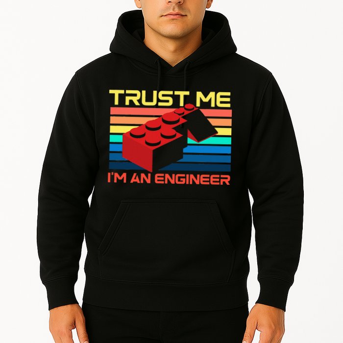 Engineer Master Builder Building Blocks Bricks Bricklayer Hoodie
