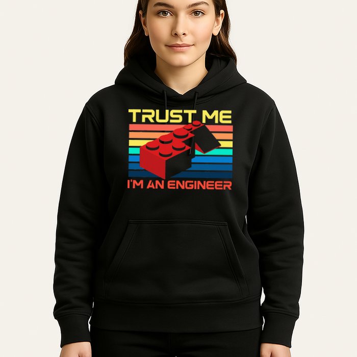 Engineer Master Builder Building Blocks Bricks Bricklayer Hoodie