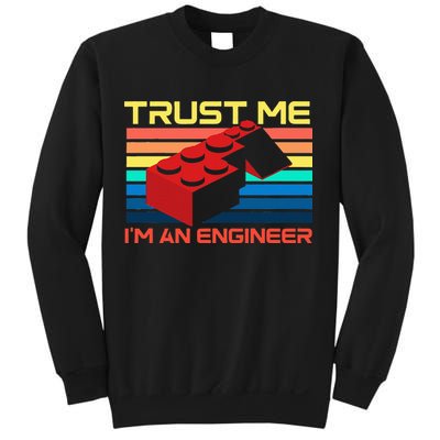 Engineer Master Builder Building Blocks Bricks Bricklayer Sweatshirt