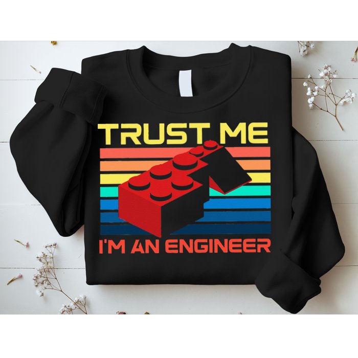 Engineer Master Builder Building Blocks Bricks Bricklayer Sweatshirt