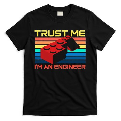 Engineer Master Builder Building Blocks Bricks Bricklayer T-Shirt