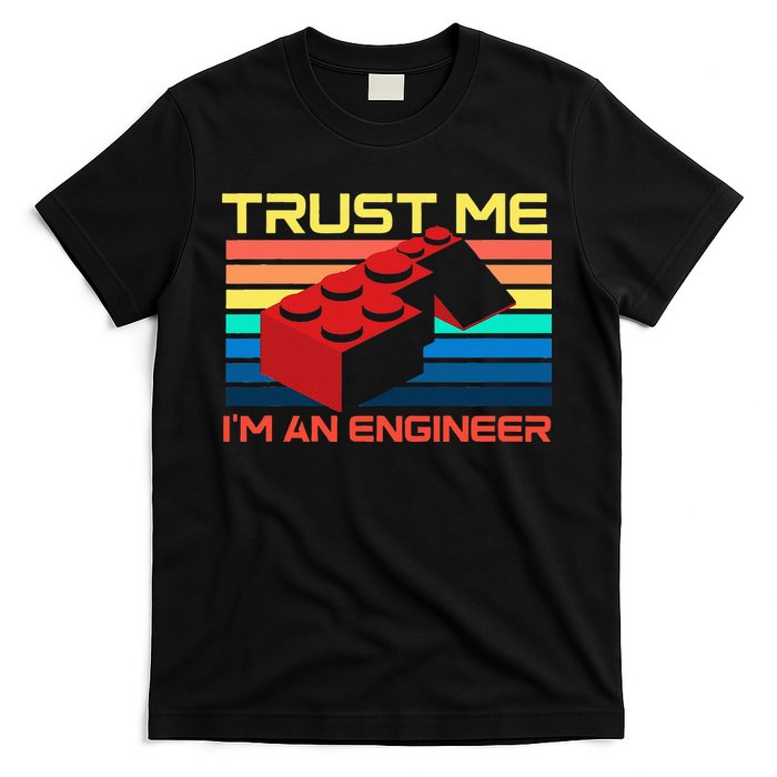Engineer Master Builder Building Blocks Bricks Bricklayer T-Shirt
