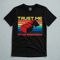Engineer Master Builder Building Blocks Bricks Bricklayer T-Shirt