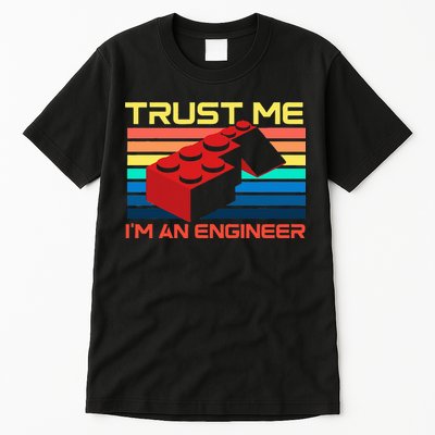 Engineer Master Builder Building Blocks Bricks Bricklayer Tall T-Shirt