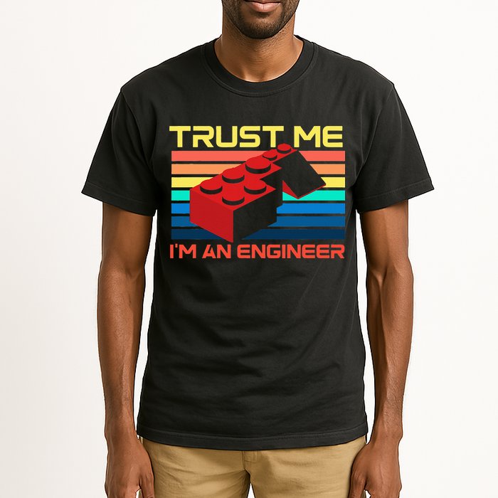 Engineer Master Builder Building Blocks Bricks Bricklayer Tall T-Shirt