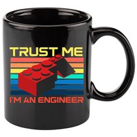 Engineer Master Builder Building Blocks Bricks Bricklayer 11oz C Handle Ceramic Mug