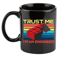 Engineer Master Builder Building Blocks Bricks Bricklayer 11oz C Handle Ceramic Mug