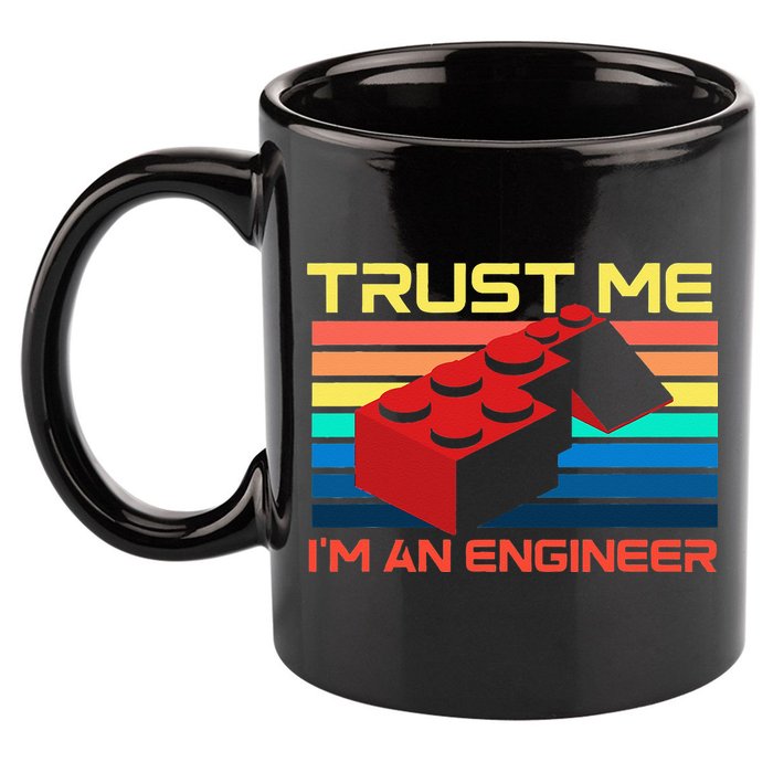 Engineer Master Builder Building Blocks Bricks Bricklayer 11oz C Handle Ceramic Mug