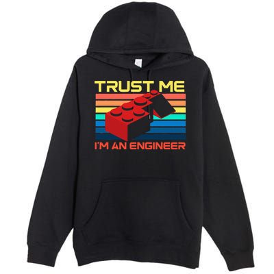 Engineer Master Builder Building Blocks Bricks Bricklayer Premium Pullover Hoodie