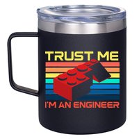 Engineer Master Builder Building Blocks Bricks Bricklayer 12oz Stainless Steel Coffee Mug