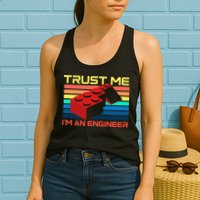 Engineer Master Builder Building Blocks Bricks Bricklayer Womens Tank Top