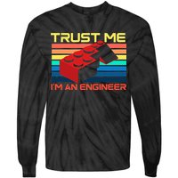 Engineer Master Builder Building Blocks Bricks Bricklayer Tie-Dye Long Sleeve Shirt