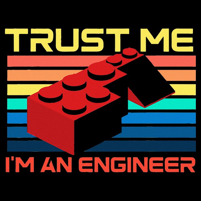 Engineer Master Builder Building Blocks Bricks Bricklayer Tie-Dye T-Shirt