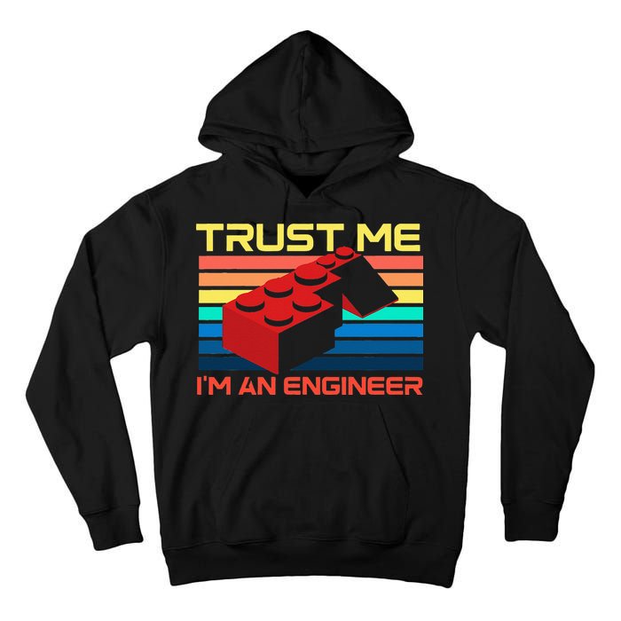 Engineer Master Builder Building Blocks Bricks Bricklayer Tall Hoodie