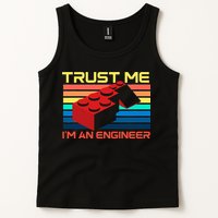 Engineer Master Builder Building Blocks Bricks Bricklayer Tank Top