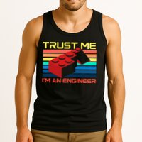 Engineer Master Builder Building Blocks Bricks Bricklayer Tank Top
