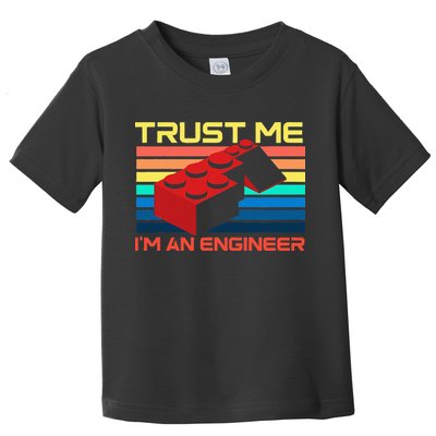 Engineer Master Builder Building Blocks Bricks Bricklayer Toddler T-Shirt