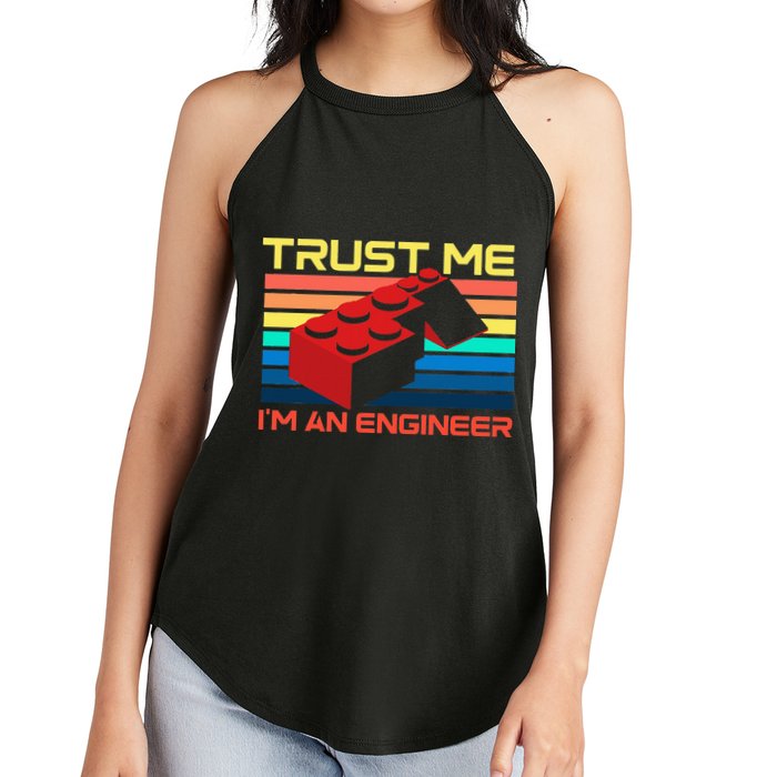 Engineer Master Builder Building Blocks Bricks Bricklayer Women's Perfect Tri Rocker Tank