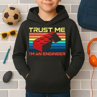 Engineer Master Builder Building Blocks Bricks Bricklayer Kids Hoodie