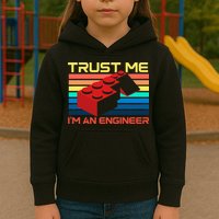 Engineer Master Builder Building Blocks Bricks Bricklayer Kids Hoodie