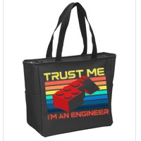Engineer Master Builder Building Blocks Bricks Bricklayer Zip Tote Bag