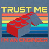 Engineer Master Builder Building Blocks Bricks Bricklayer Garment-Dyed Sweatshirt