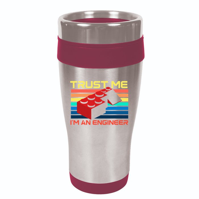 Engineer Master Builder Building Blocks Bricks Bricklayer 16oz Travel Tumbler