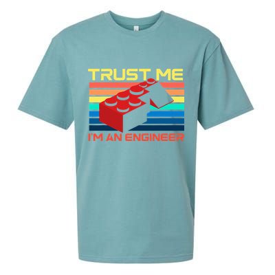 Engineer Master Builder Building Blocks Bricks Bricklayer Sueded Cloud Jersey T-Shirt