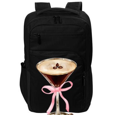 Espresso Martini Bow Graphic Impact Tech Backpack