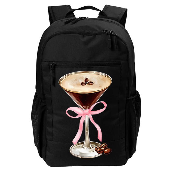 Espresso Martini Bow Graphic Daily Commute Backpack