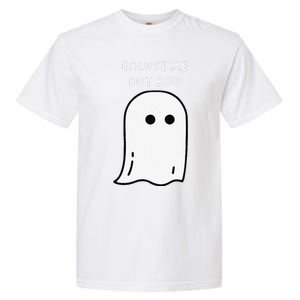 Excuse Me But Boo Cute Ghost Halloween Funny Spooky Season Garment-Dyed Heavyweight T-Shirt