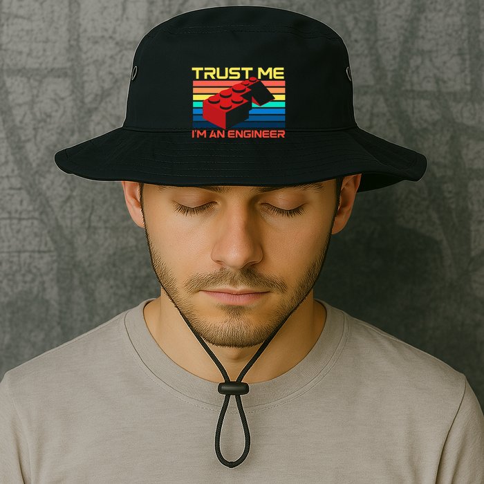 Engineer Master Builder Building Blocks Bricks Bricklayer Legacy Cool Fit Booney Bucket Hat