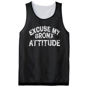 Excuse My Bronx New York Attitude Funny Ny Mesh Reversible Basketball Jersey Tank