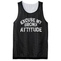 Excuse My Bronx New York Attitude Funny Ny Mesh Reversible Basketball Jersey Tank