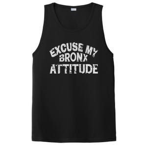 Excuse My Bronx New York Attitude Funny Ny PosiCharge Competitor Tank